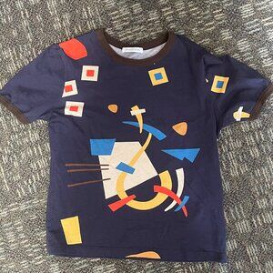 JW Anderson Bauhaus Moholy-Nagy Print Cotton T Shirt